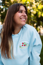 Load image into Gallery viewer, Farmer&#39;s Market Strawberry Blue Crewneck
