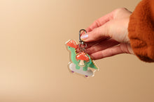 Load image into Gallery viewer, Skater Dino Double Charm

