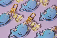 Load image into Gallery viewer, Magic Narwhal Double Charm
