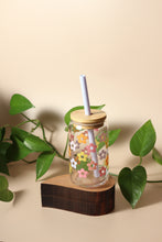 Load image into Gallery viewer, 16 oz Flower Glass
