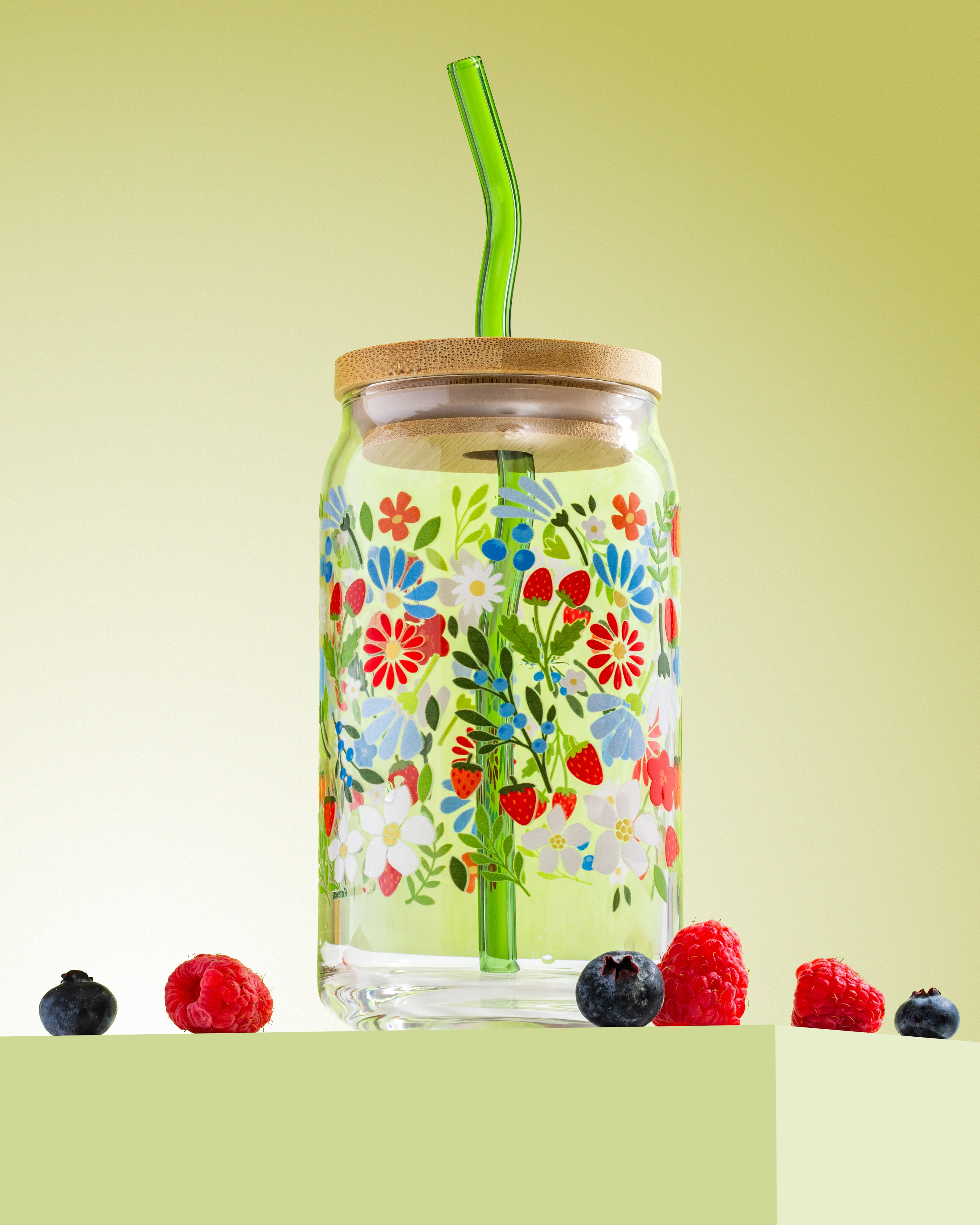 Mixed Berry Glass 16 oz