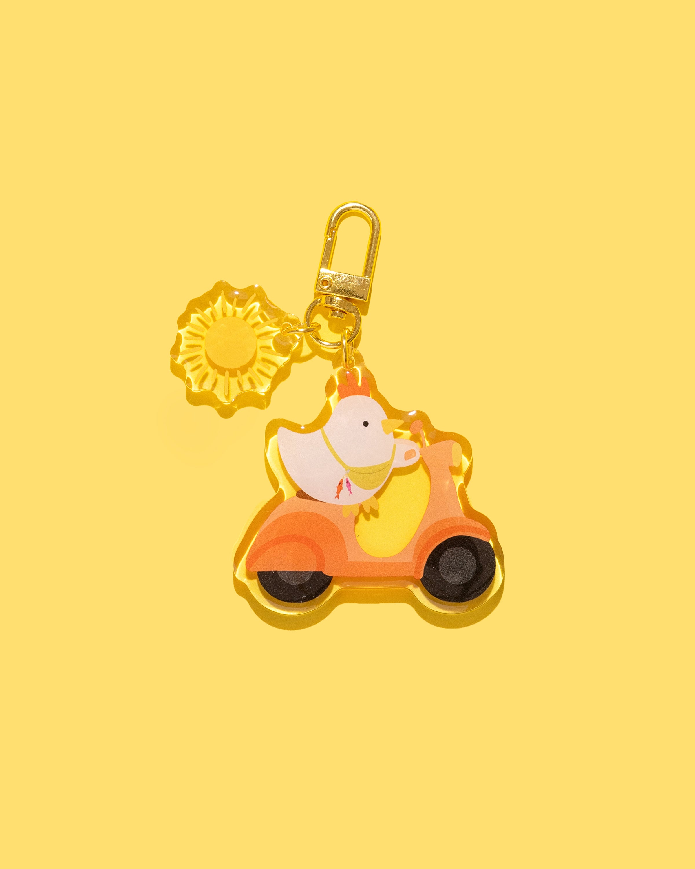 Chicken Scooter Double Charm