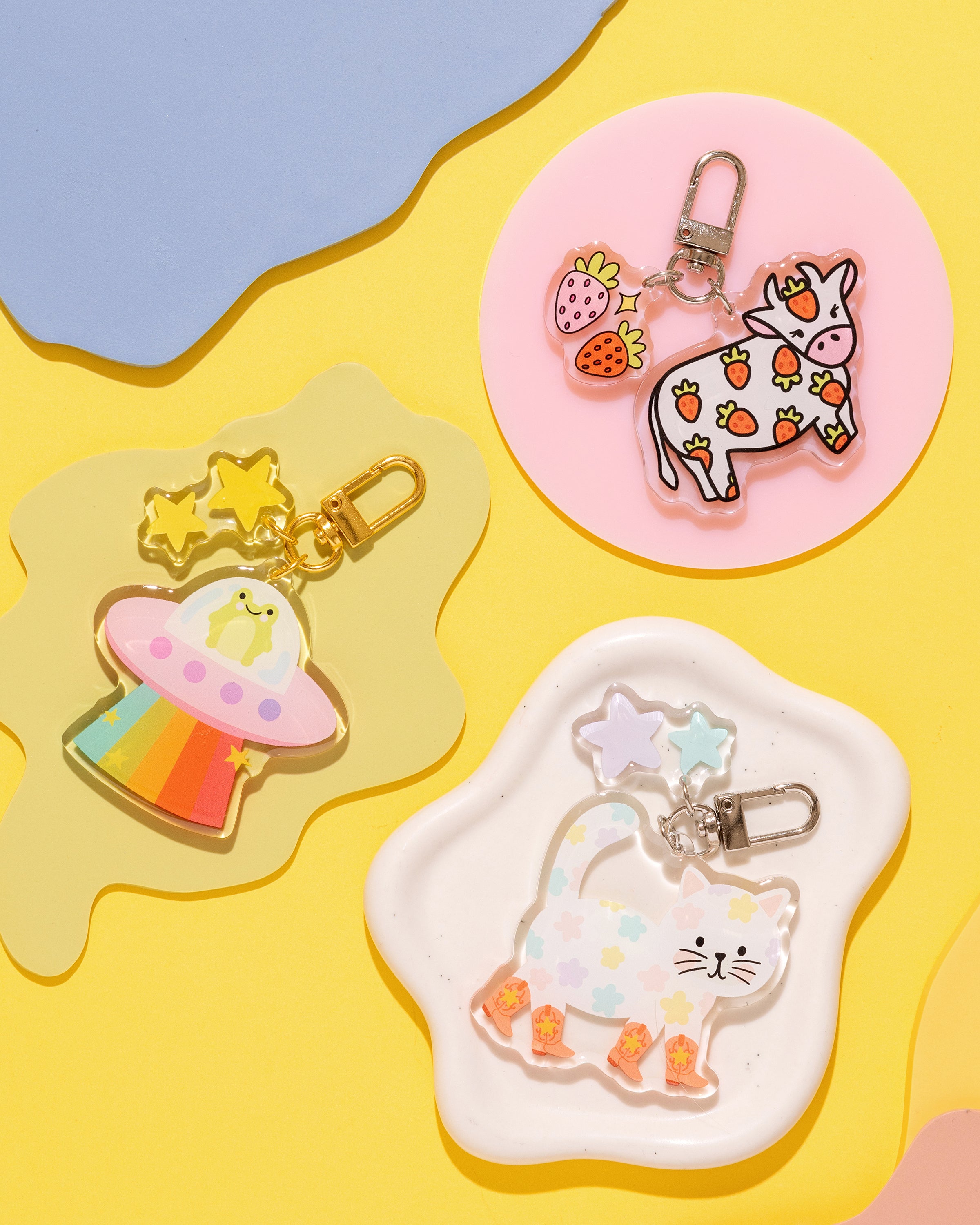 Strawberry Cow Double Charm