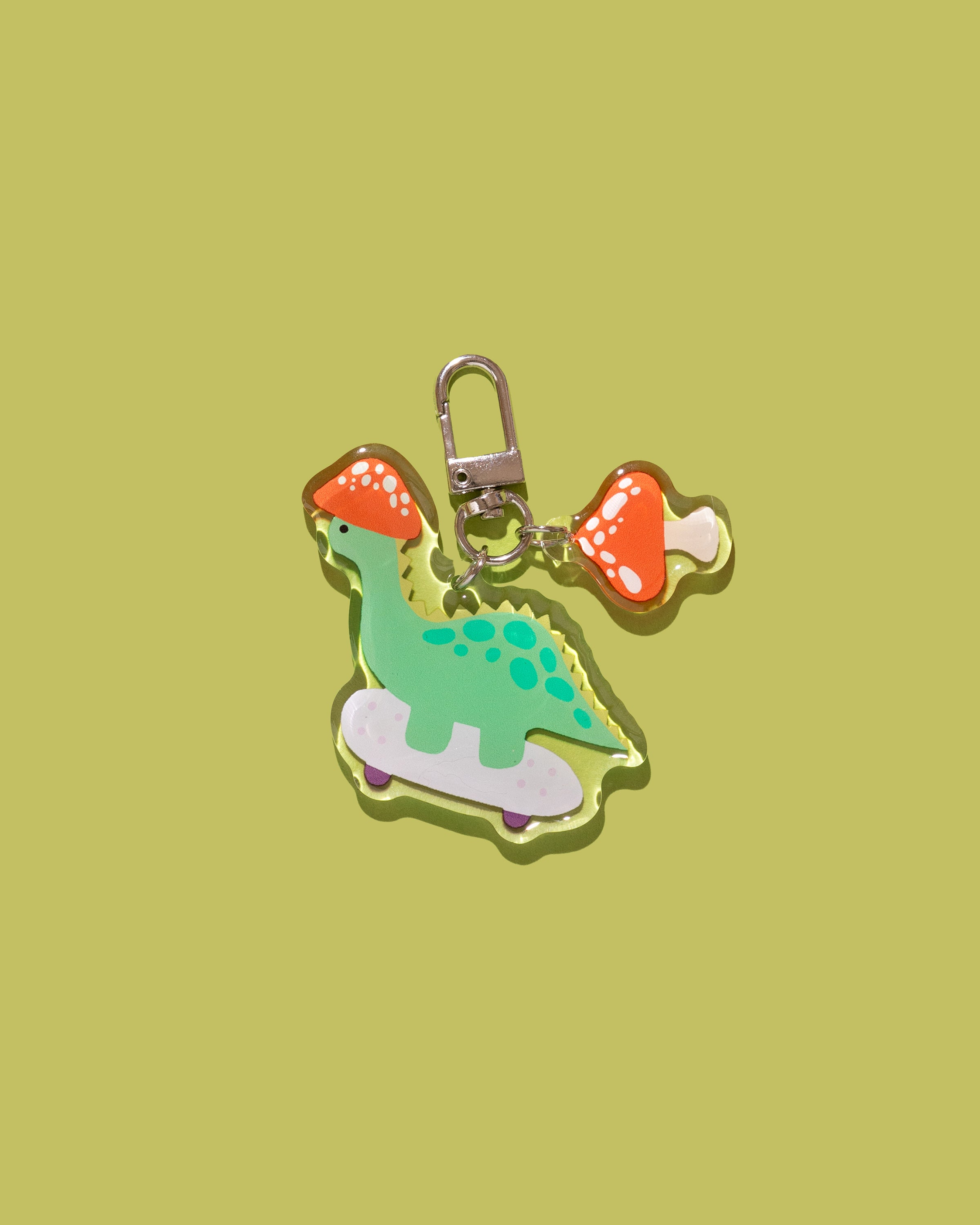 Skater Dino Double Charm