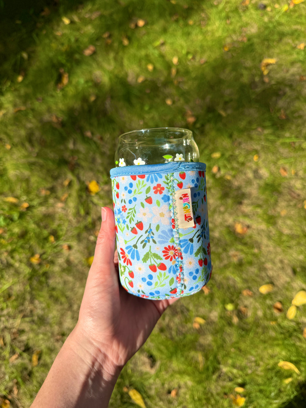 Mixed Berry Can Glass Coozie