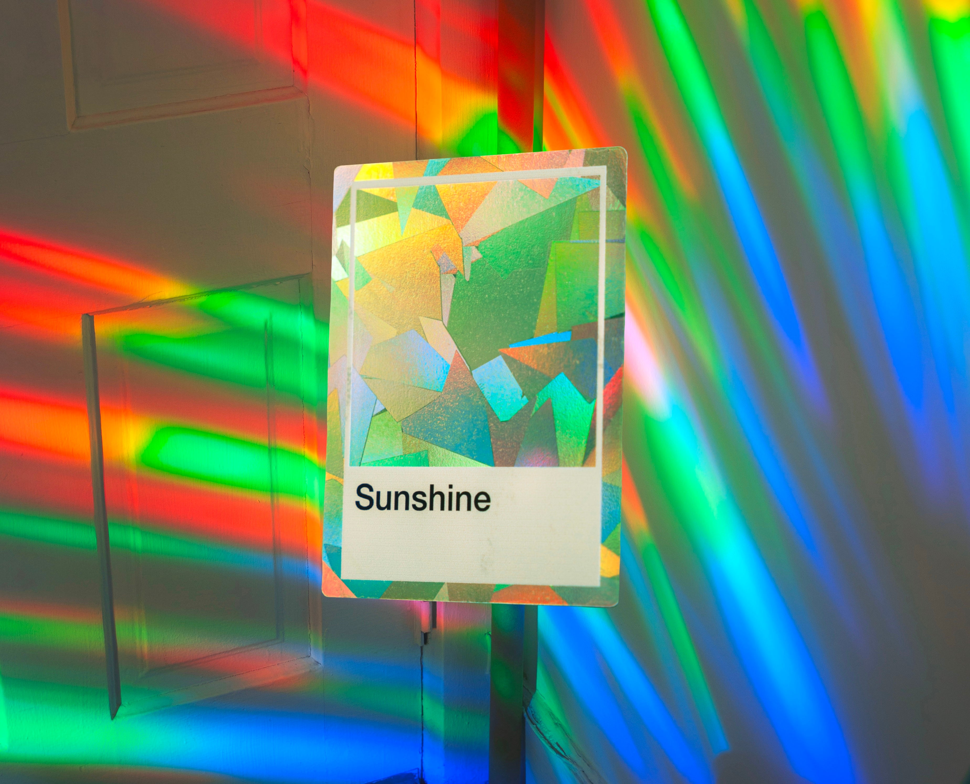 Sunshine Suncatcher Sticker – Prismatic Window Cling | Rainbow Maker Prism Decal