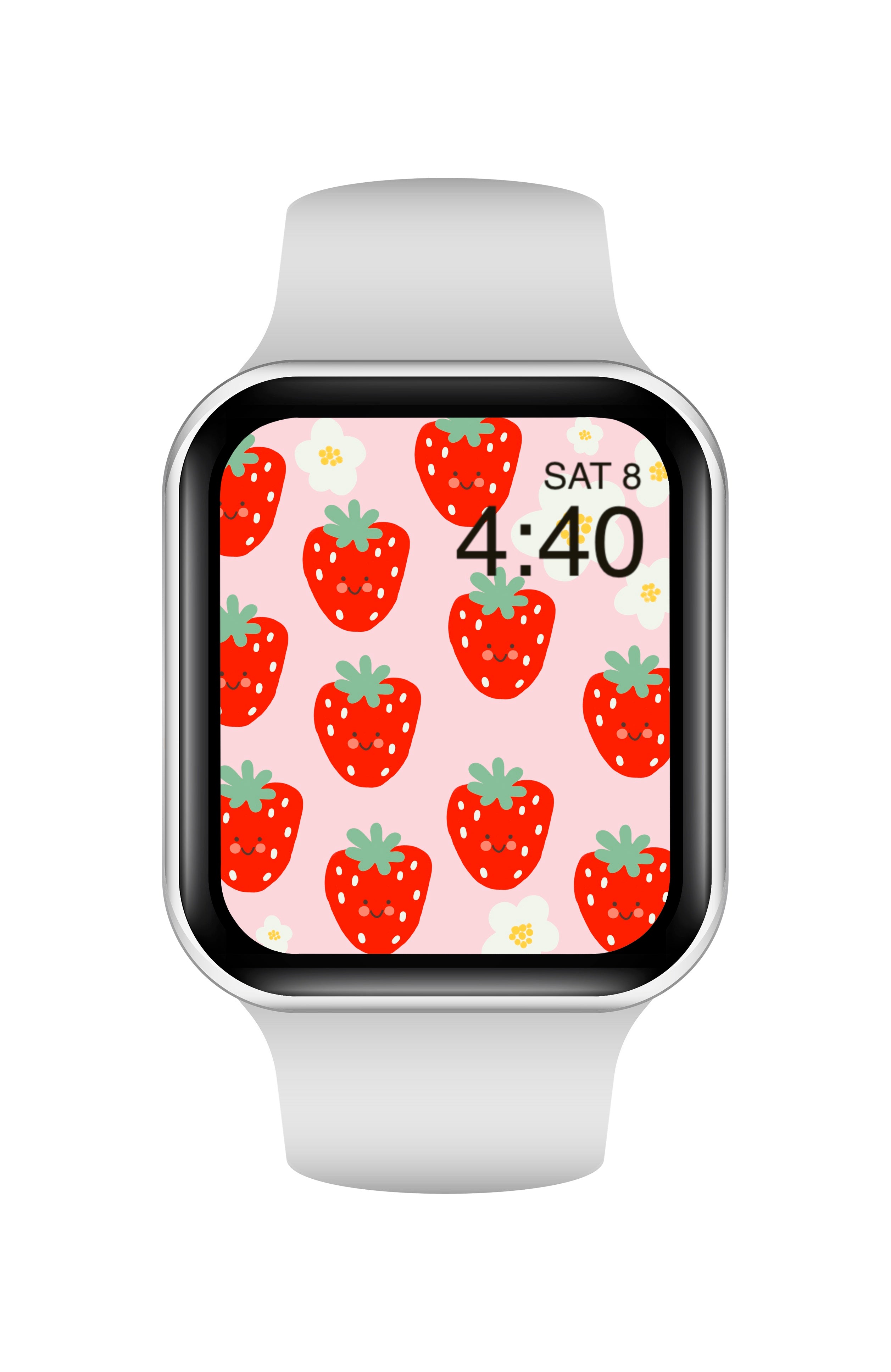 FREE WATCHFACE | HAPPY STRAWBERRY