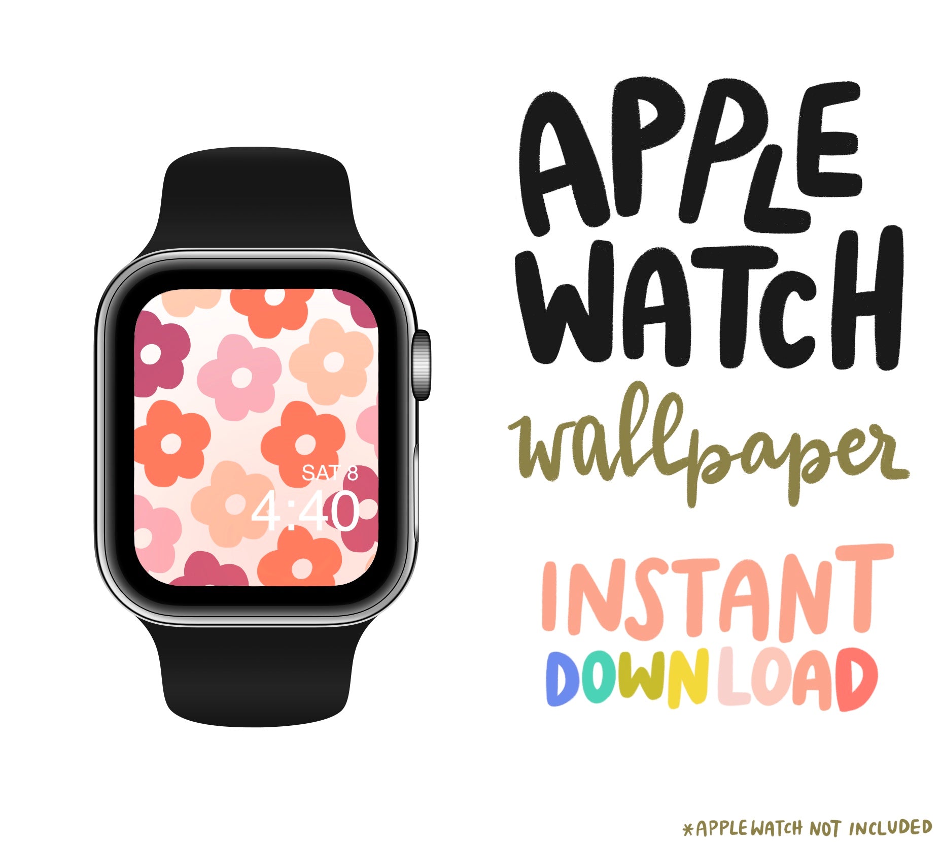 FREE WATCHFACE | WARM FLOWERS