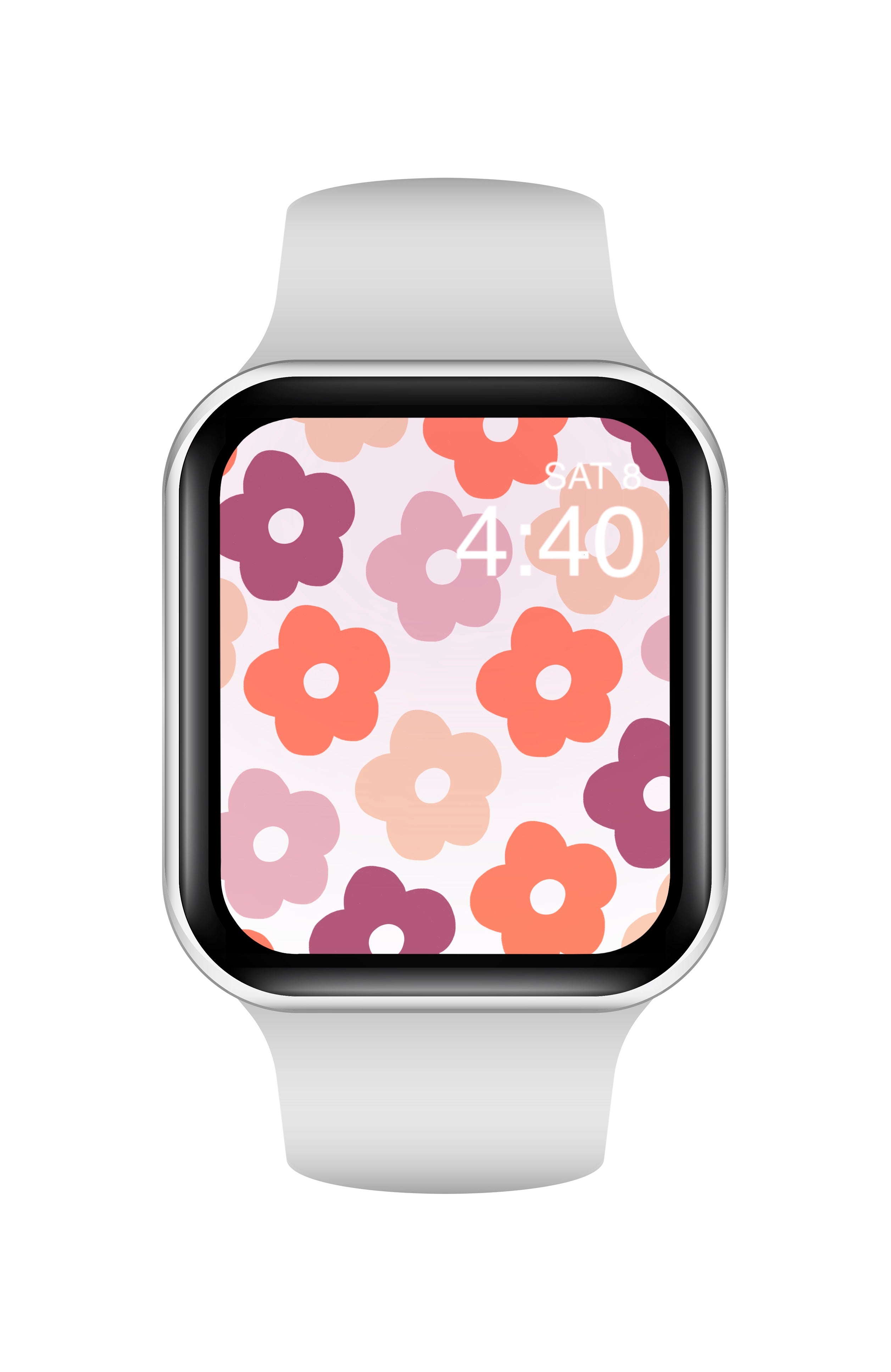FREE WATCHFACE | WARM FLOWERS